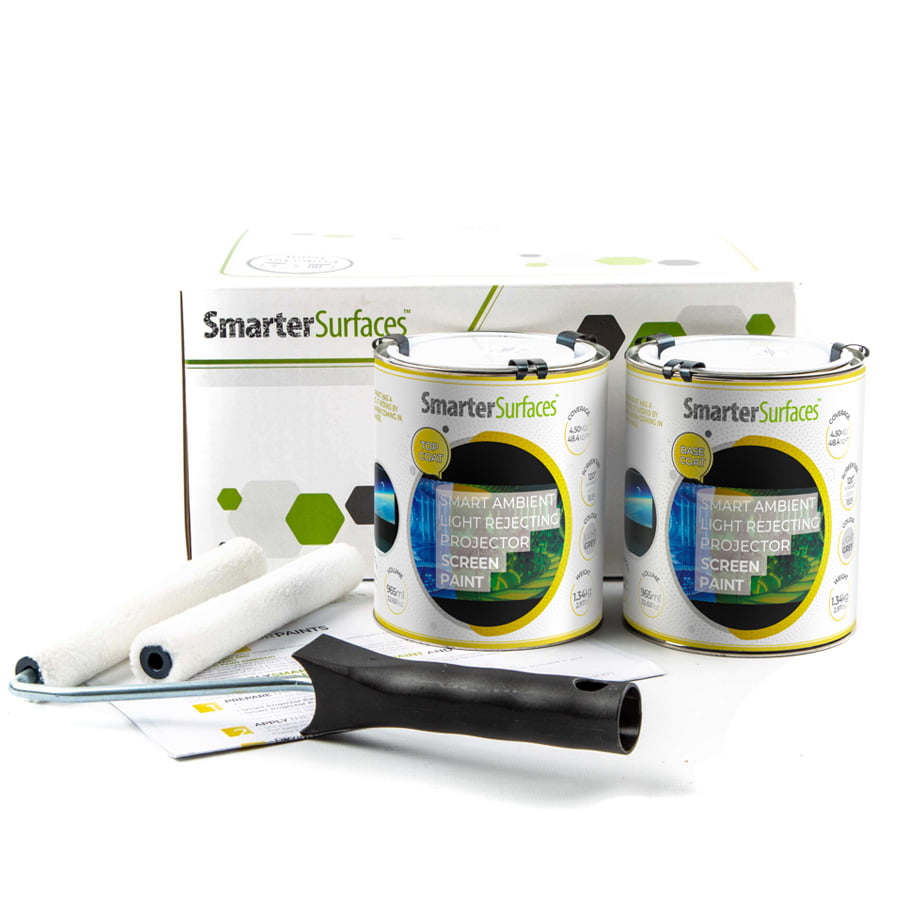 Ambient light rejecting projector screen paint full kit Ambient light rejecting projector screen paint full kit