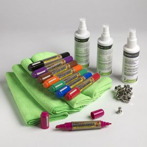 Pro magnetic whiteboard kit