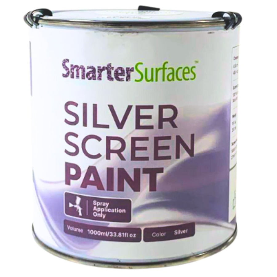 Silver Screen Paint from Smarter Surfaces is a 3D projection paint Silver Screen Paint from Smarter Surfaces is a 3D projection paint